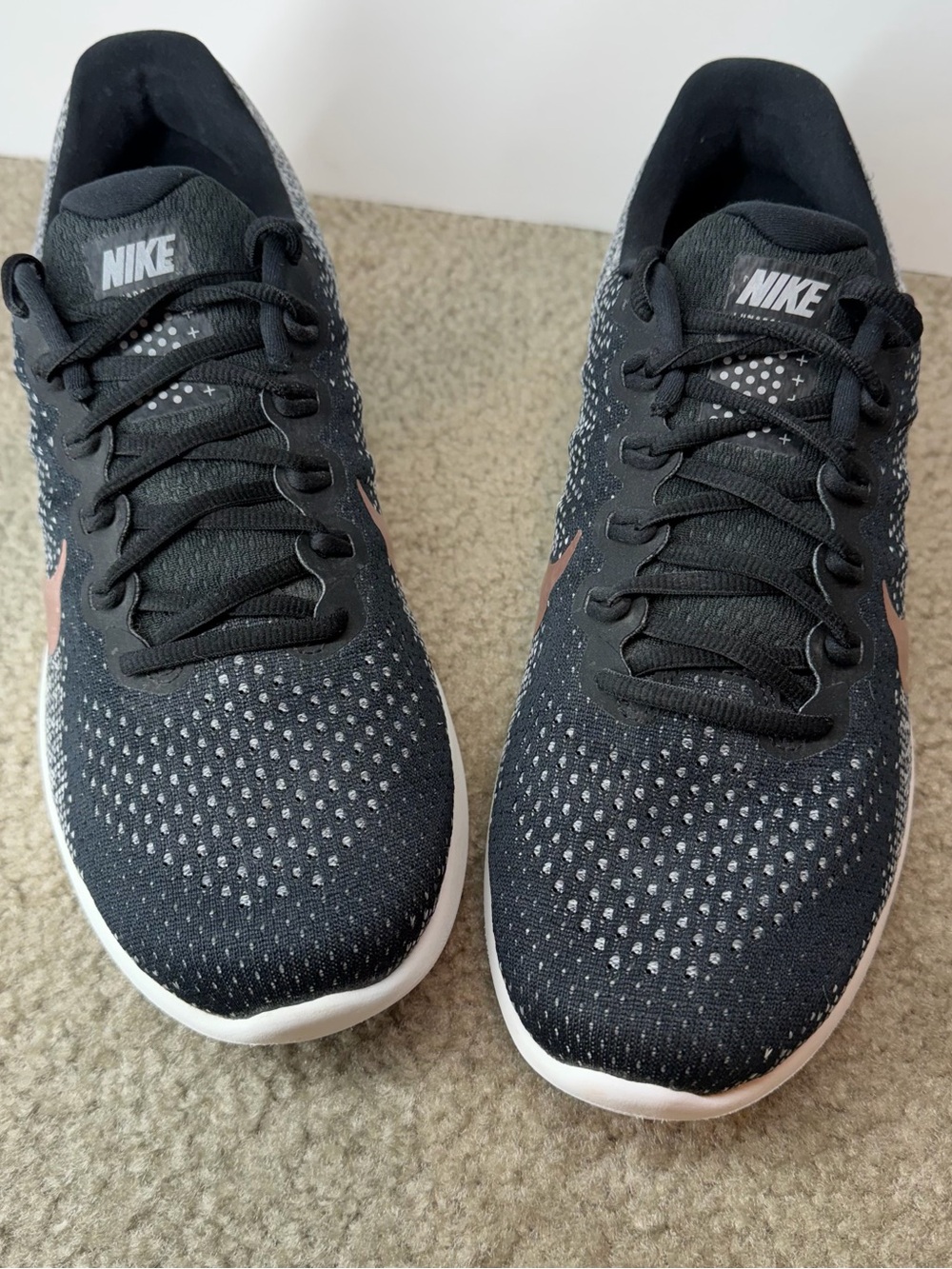 Nike LunarGlide 9 X-Plore Men's Running Shoes Black/White Lace Up 904745-001